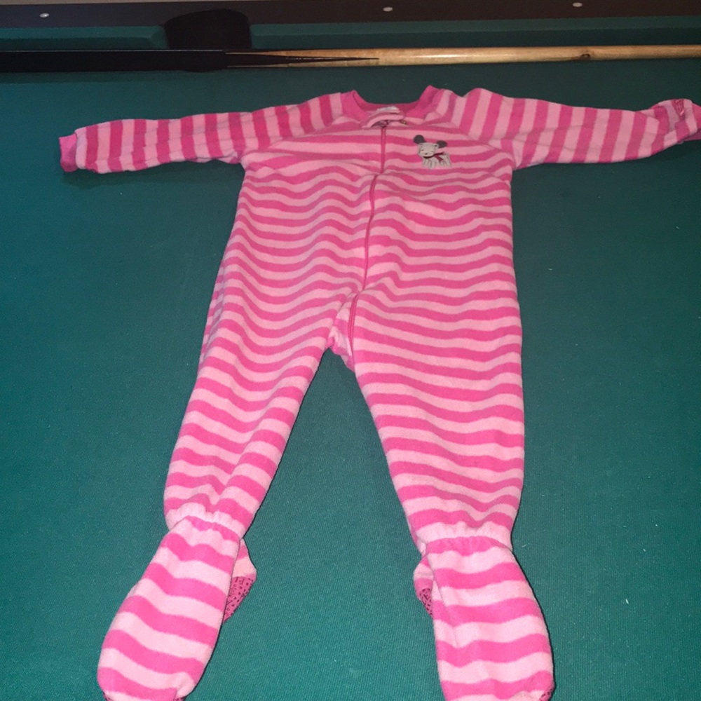 Girls footie pjs